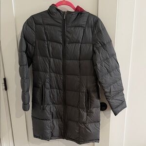 Michael Kors Dark Gray/navy Puffer Jacket